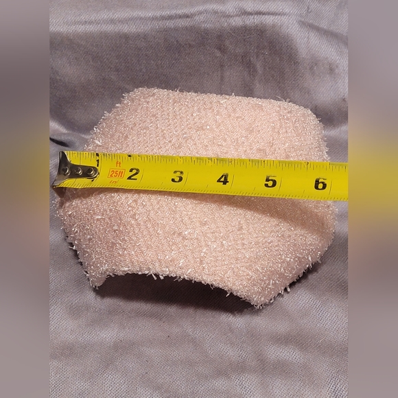 Vintage Light Pink Bridal Cap/Headband - Picture 7 of 11